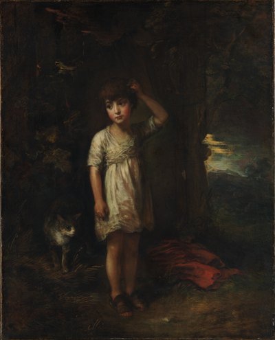 猫を持つ少年—朝 作： Thomas Gainsborough