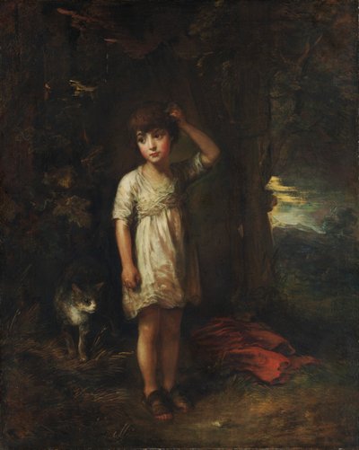 猫のいる少年、朝 作： Thomas Gainsborough