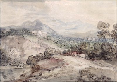 丘陵地帯 作： Thomas Gainsborough