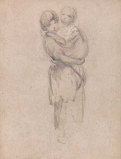 子供を抱く少女 作： Thomas Gainsborough
