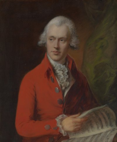 チャールズルソーバーニー1747〜1819年頃1780。 作： Thomas Gainsborough