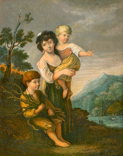 コテージの子供 作： Thomas Gainsborough