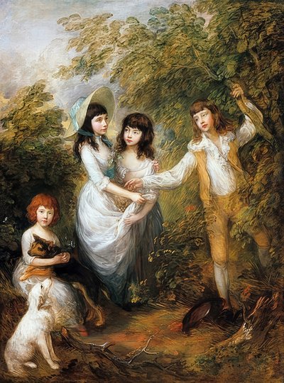 マーシャムの子供たち。 1787 作： Thomas Gainsborough