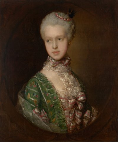 エリザベス・ロッテスリー、後にグラフトン公爵夫人 作： Thomas Gainsborough