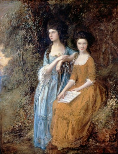 エリザベス＆メアリー・リンリー 作： Thomas Gainsborough