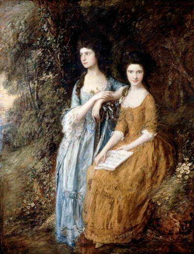 エリザベス＆メアリー・リンリー 作： Thomas Gainsborough