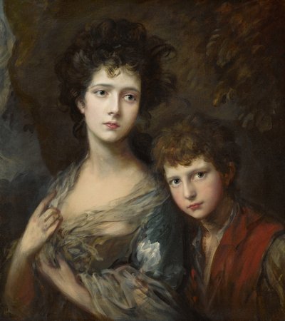 エリザベスとトーマスリンリー、1768年頃 作： Thomas Gainsborough