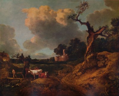 エルムセット教会、西サフォーク、18世紀、1935 作： Thomas Gainsborough