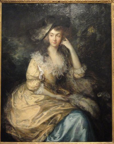 ダンスタンヴィル夫人フランシス・スザンナ トーマス・ゲインズバラ作 1786年頃 - Corcoran Gallery of Art - DSC01332 作： Thomas Gainsborough
