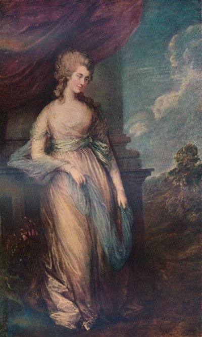 ジョージアナ、デボンシャー公爵夫人、1783年、1911年 作： Thomas Gainsborough