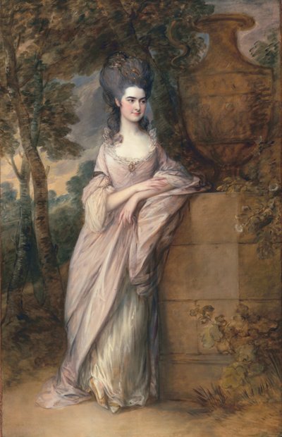 ヘンリエッタ・リード、後にヘンリエッタ・ミアーズ、c.1777 作： Thomas Gainsborough