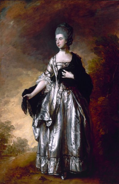 イザベラ、モリヌックス子爵、後にセフトン伯爵夫人 作： Thomas Gainsborough
