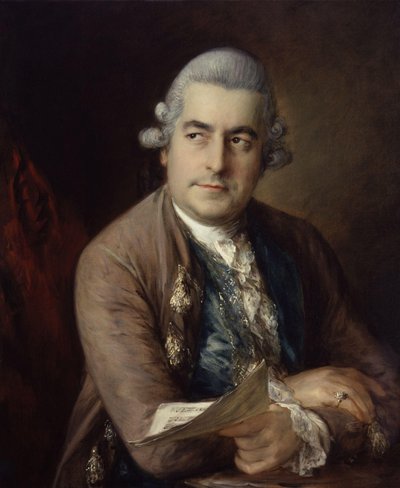 ヨハン・クリスチャン・バッハ 作： Thomas Gainsborough