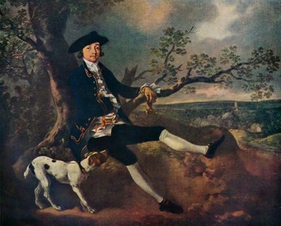 ジョンプランピン、c1752 作： Thomas Gainsborough