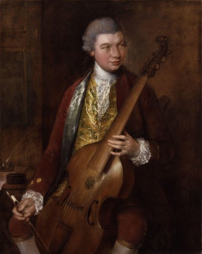 カール・フリードリッヒ・アベル 作： Thomas Gainsborough