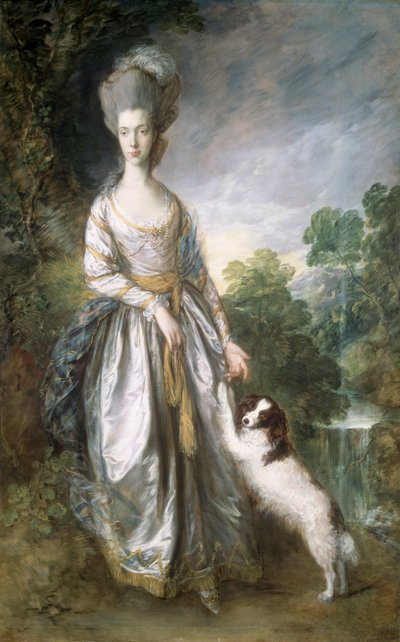 レディ・ブリスコ 作： Thomas Gainsborough