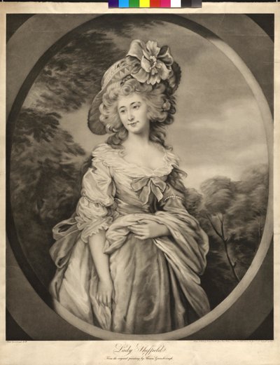 レディ・シャーロット・ソフィア・シェフィールド 作： Thomas Gainsborough