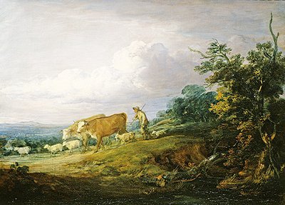 風景（油彩・キャンバス） 作： Thomas Gainsborough