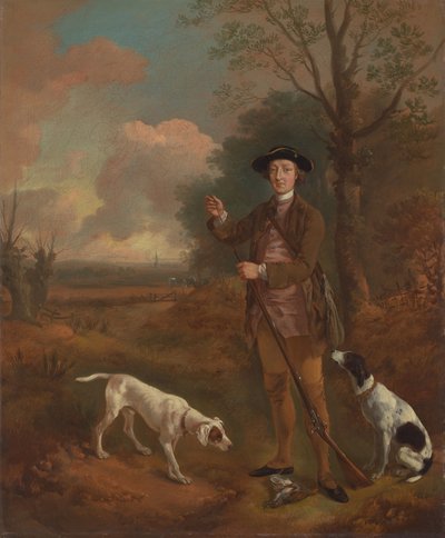 サフォーク州タニントンのジョン・デイド少佐 作： Thomas Gainsborough