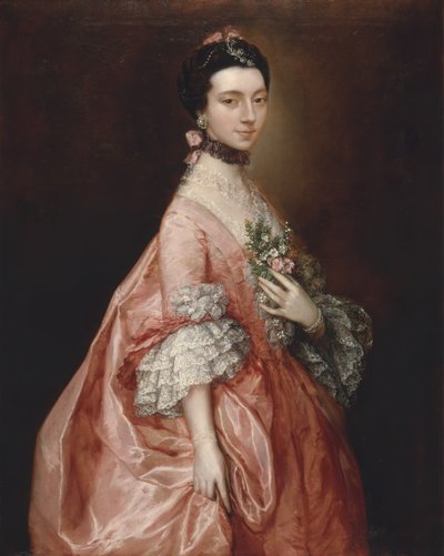 メアリー・リトル、後のレディ・カー、カリフォルニア州。 1765年。 作： Thomas Gainsborough