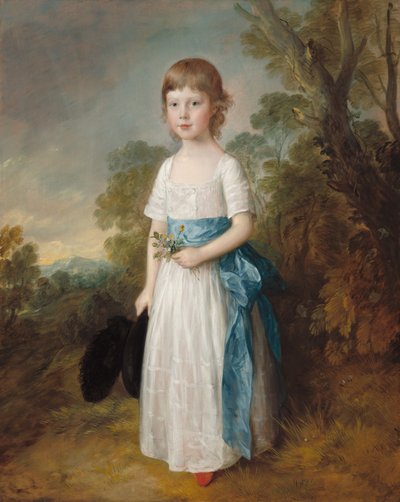 マスター ジョン ヒースコート、c. 1771-72年（キャンバスに油彩） 作： Thomas Gainsborough