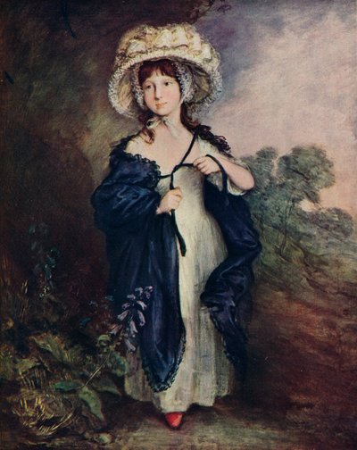 ミスエリザベスヘイバーフィールド、c1780 1910 作： Thomas Gainsborough