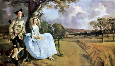 アンドリュース夫妻 作： Thomas Gainsborough
