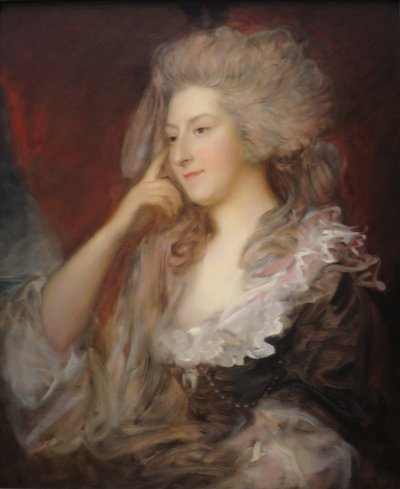 マリア・アン・フィッツハーバート夫人 トーマス・ゲインズバラ作 1784年 作： Thomas Gainsborough