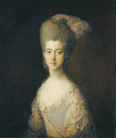 ポール・コブ・メシューエン夫人、c。 17761777。 作： Thomas Gainsborough