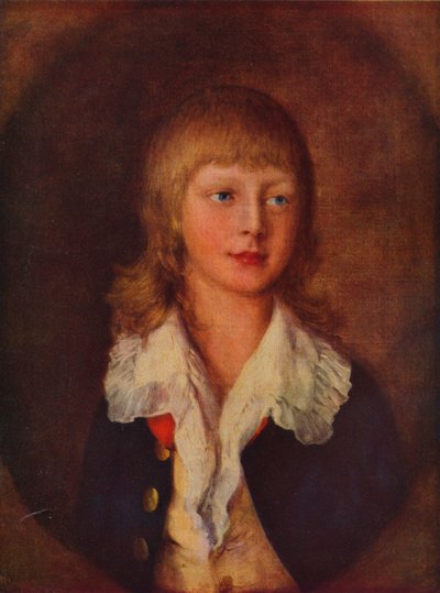 18世紀にウィンザーの制服を着たケンブリッジ公アドルフスの肖像 作： Thomas Gainsborough