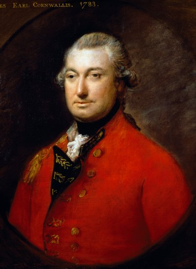 チャールズ・コーンウォリスの肖像（ロンドン 作： Thomas Gainsborough