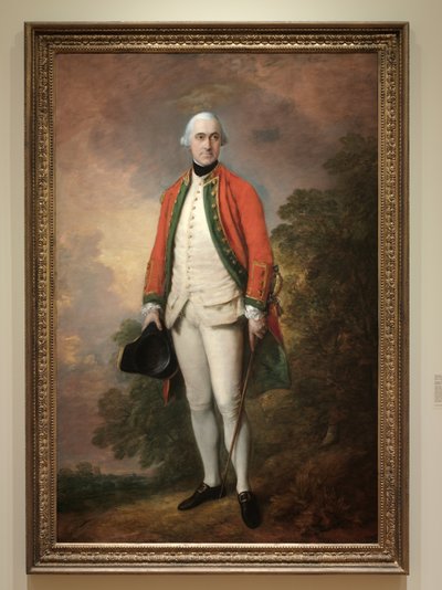 ジョージピットの肖像、初代河川、1768年〜1769年頃 作： Thomas Gainsborough