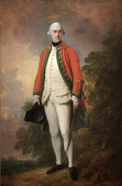 ジョージピットの肖像、ファーストロードリバーズ、c。 1768-1769。 作： Thomas Gainsborough