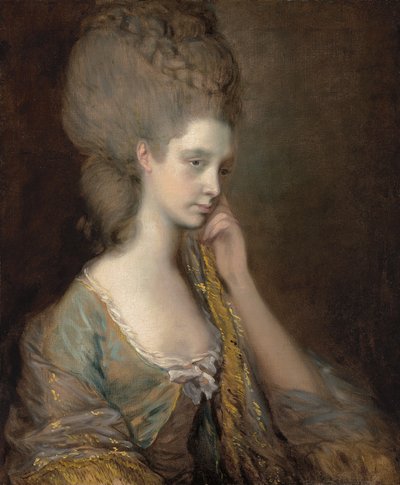 チェスターフィールド伯爵夫人、アン・ディストルスウェイト夫人の肖像 作： Thomas Gainsborough