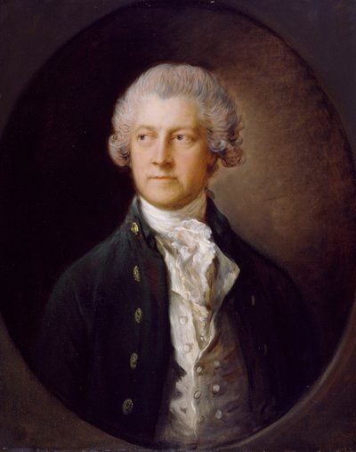 ブリストルの司教、ルイス・バゴットの肖像 作： Thomas Gainsborough