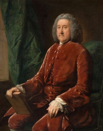 トーマス・カワードの肖像、1765年。 作： Thomas Gainsborough