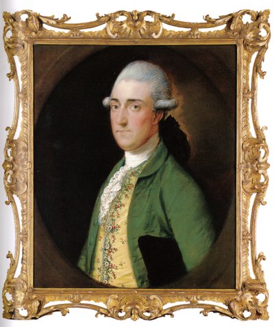 グロスターシャーのミックルトンマナーのウォルウィン墓の肖像画 作： Thomas Gainsborough