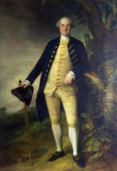 ウィリアムホール、第2子爵ゲージの肖像 作： Thomas Gainsborough