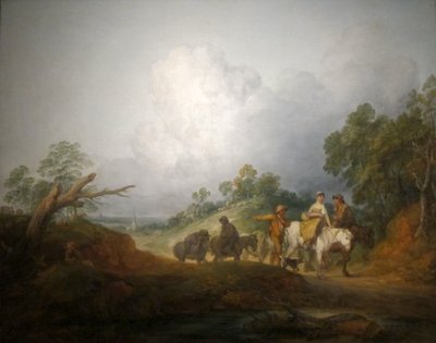 市場からの帰還 作： Thomas Gainsborough