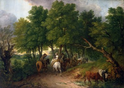 市場からの道 作： Thomas Gainsborough