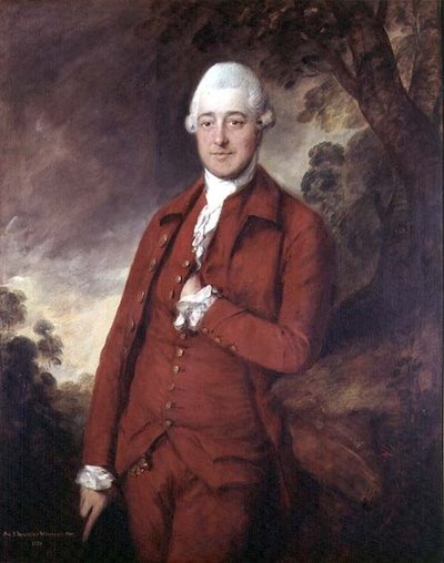クリストファー・ウィッチコート卿 作： Thomas Gainsborough