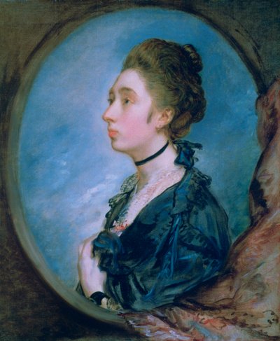 アーティストの娘マーガレット、c1772 作： Thomas Gainsborough