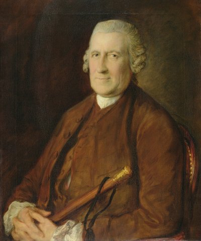 本。第1子爵の弟、ウィリアムフィッツウィリアム、1775年頃 作： Thomas Gainsborough