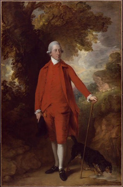 トーマス・ゲインズボロー - リチャード・サヴェージ・ナッソー・ド・ズィルシュタイン名誉議員 作： Thomas Gainsborough