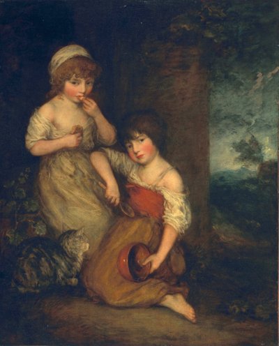 若いホビノールとガンデレッタ、1788年頃 作： Thomas Gainsborough