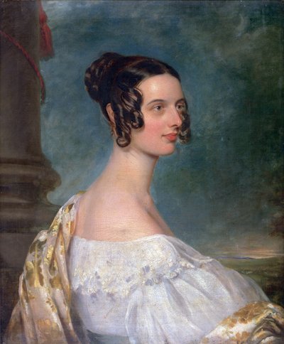 キャサリンガンディ、ニーハイド、1837年〜38年頃 作： Thomas Gandy