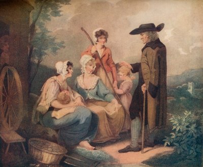 コテージドア、c1791 作： Thomas Gaugain