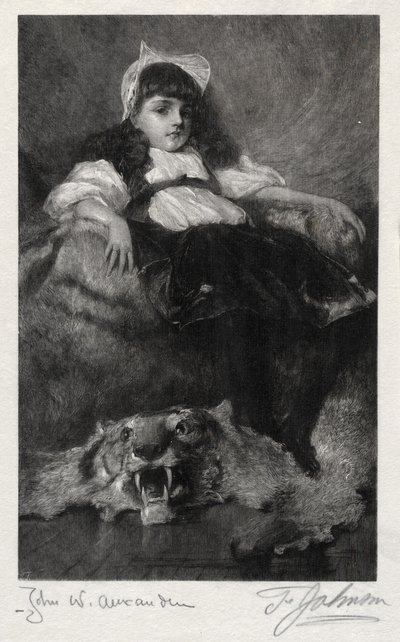 子供の肖像 作： Thomas George Johnson