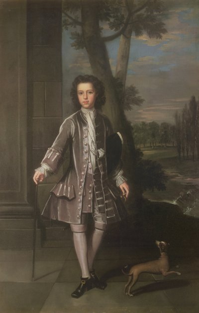 1720年10歳のウィリアムキングの全身像 作： Thomas Gibson