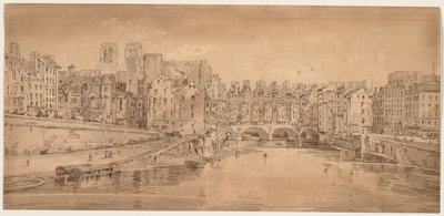 パリで最も美しい20の景色のセレクション、1802年。 作： Thomas Girtin